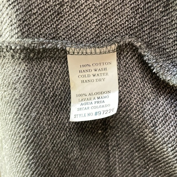 #0084 Mur Mur -Long Olive & Cream Zip Up Flare Cute Sweatshirt. - Picture 8 of 11